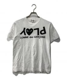 PLAY COMME des GARCONS（プレイコムデギャルソン）の古着「ロゴtシャツ」｜ホワイト