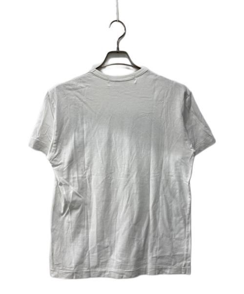 PLAY COMME des GARCONS（プレイコムデギャルソン）PLAY COMME des GARCONS (プレイコムデギャルソン) ロゴtシャツ ホワイト サイズ:Lの古着・服飾アイテム