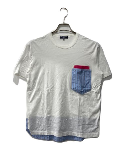 COMME des GARCONS HOMME（コムデギャルソン オム）COMME des GARCONS HOMME (コムデギャルソン オム) ポケットTシャツ ホワイト サイズ:Mの古着・服飾アイテム