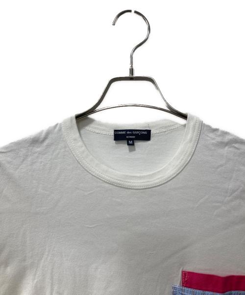 COMME des GARCONS HOMME（コムデギャルソン オム）COMME des GARCONS HOMME (コムデギャルソン オム) ポケットTシャツ ホワイト サイズ:Mの古着・服飾アイテム