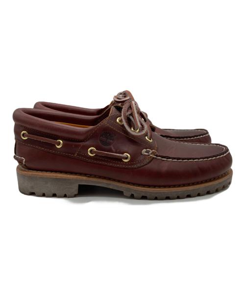 Timberland（ティンバーランド）Timberland (ティンバーランド) モカシンシューズ/3EYE CLASSIC LUG ワインレッド サイズ:25の古着・服飾アイテム