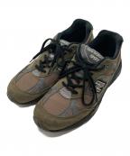 NEW BALANCEニューバランス）の古着「ローカットスニーカー/991 MiUK "Olive Tan"」｜オリーブ