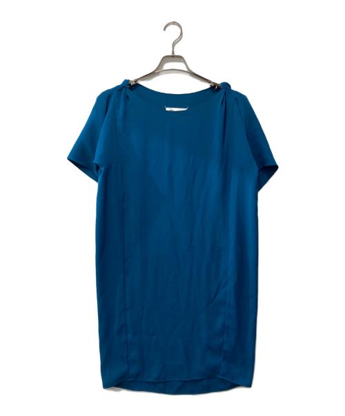 Maison Martin Margiela（メゾンマルタンマルジェラ）Maison Martin Margiela (メゾンマルタンマルジェラ) 半袖ワンピース ブルー サイズ:36の古着・服飾アイテム