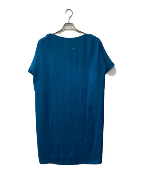 Maison Martin Margiela（メゾンマルタンマルジェラ）Maison Martin Margiela (メゾンマルタンマルジェラ) 半袖ワンピース ブルー サイズ:36の古着・服飾アイテム