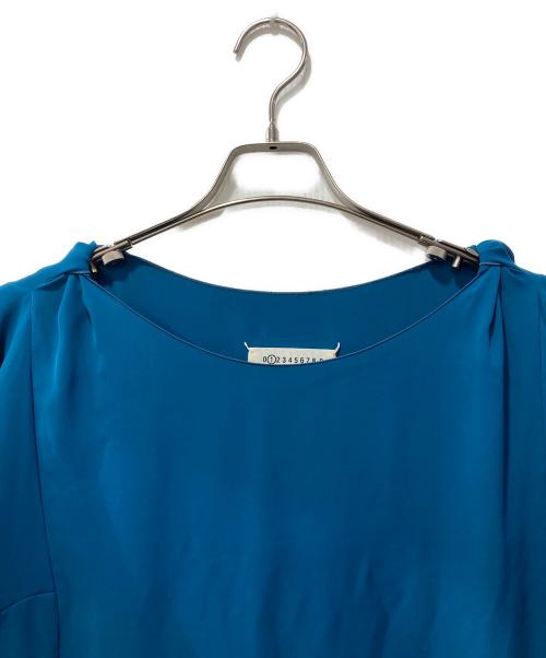 Maison Martin Margiela（メゾンマルタンマルジェラ）Maison Martin Margiela (メゾンマルタンマルジェラ) 半袖ワンピース ブルー サイズ:36の古着・服飾アイテム