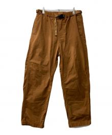 HUMAN MADE（ヒューマンメイド）の古着「Easy Belted pants /イージーベルテッドパンツ」｜ブラウン