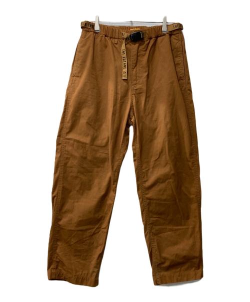 HUMAN MADE（ヒューマンメイド）HUMAN MADE (ヒューマンメイド) Easy Belted pants /イージーベルテッドパンツ ブラウン サイズ:Sの古着・服飾アイテム