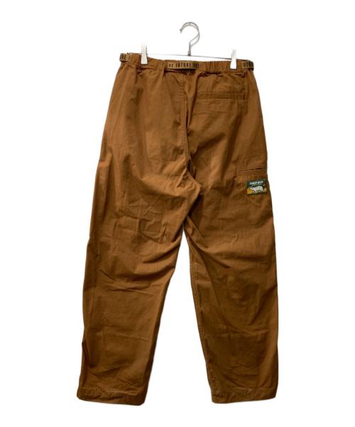 HUMAN MADE（ヒューマンメイド）HUMAN MADE (ヒューマンメイド) Easy Belted pants /イージーベルテッドパンツ ブラウン サイズ:Sの古着・服飾アイテム
