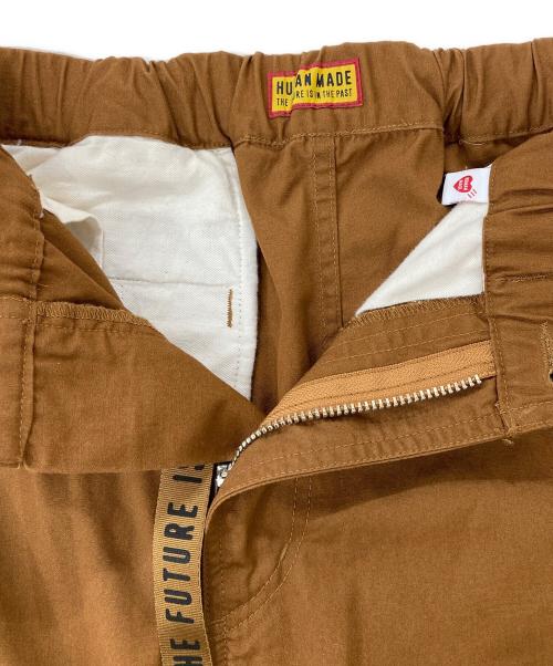HUMAN MADE（ヒューマンメイド）HUMAN MADE (ヒューマンメイド) Easy Belted pants /イージーベルテッドパンツ ブラウン サイズ:Sの古着・服飾アイテム