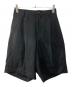 MAISON SPECIAL（メゾンスペシャル）の古着「Triacetate Prime-Wide Shorts」｜ブラック