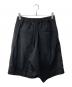 MAISON SPECIAL (メゾンスペシャル) Triacetate Prime-Wide Shorts ブラック：6000円
