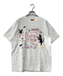 HUMAN MADE（ヒューマンメイド）の古着「EMBROIDERED T-SHIRT」｜ホワイト