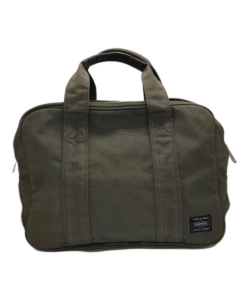 PORTER（ポーター）PORTER (ポーター) ハンドバッグ カーキの古着・服飾アイテム