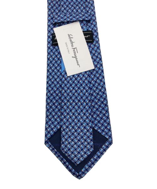 Salvatore Ferragamo（サルヴァトーレ フェラガモ）Salvatore Ferragamo (サルヴァトーレ フェラガモ) シルクネクタイ ネイビー サイズ:不明の古着・服飾アイテム