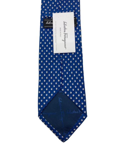 Salvatore Ferragamo（サルヴァトーレ フェラガモ）Salvatore Ferragamo (サルヴァトーレ フェラガモ) シルクネクタイ ネイビー サイズ:不明の古着・服飾アイテム