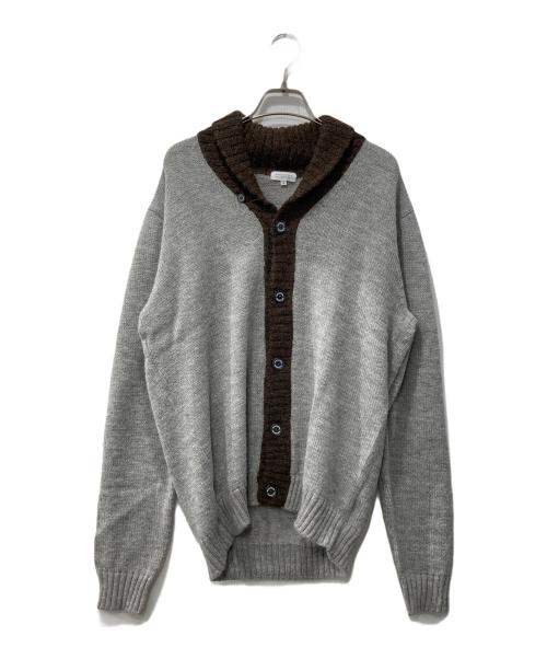 MACKINTOSH PHILOSOPHY（マッキントッシュ フィロソフィー）MACKINTOSH PHILOSOPHY (マッキントッシュ フィロソフィー) アルパカ混ショールカラーカーディガン グレー サイズ:40の古着・服飾アイテム
