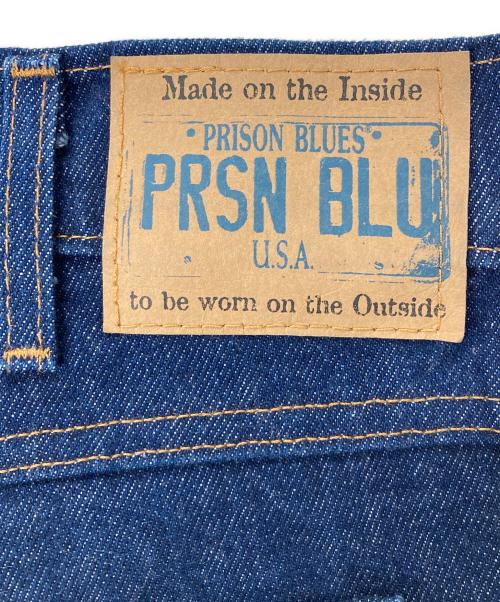 PRSN BLU（プリズンブルース）PRSN BLU (プリズンブルース) ダブルニーワークパンツ インディゴ サイズ:W34-L32の古着・服飾アイテム