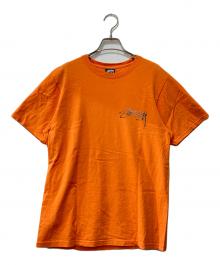 stussy（ステューシー）の古着「Mercury Tee/マーキュリーTee/半袖カットソー」｜オレンジ