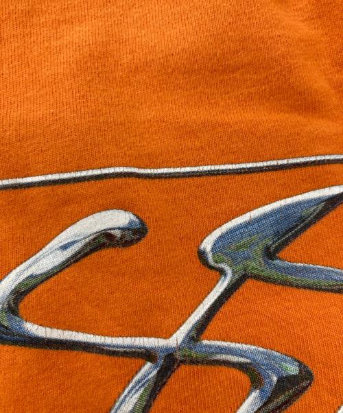 stussy（ステューシー）stussy (ステューシー) Mercury Tee/マーキュリーTee/半袖カットソー オレンジ サイズ:Sの古着・服飾アイテム