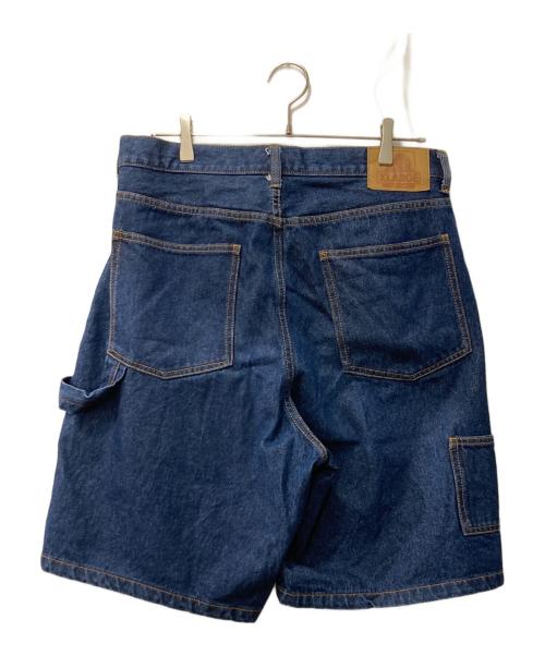 X-LARGE（エクストララージ）X-LARGE (エクストララージ) デニムハーフパンツ/ALIENS DENIM SHORTS インディゴ サイズ:32の古着・服飾アイテム