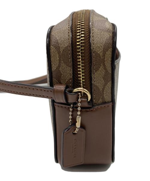 COACH（コーチ）COACH (コーチ) シグネチャーショルダーバッグ ブラウンの古着・服飾アイテム