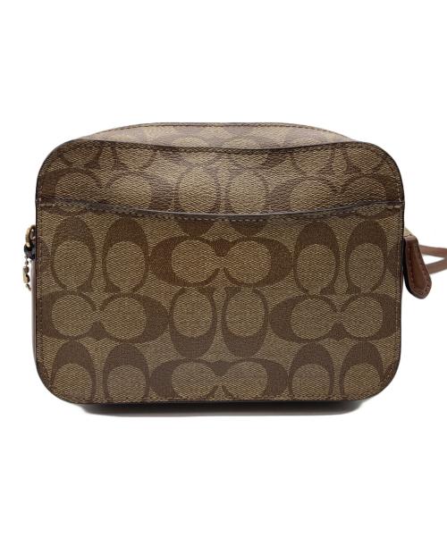 COACH（コーチ）COACH (コーチ) シグネチャーショルダーバッグ ブラウンの古着・服飾アイテム