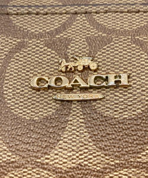 COACH（コーチ）COACH (コーチ) シグネチャーショルダーバッグ ブラウンの古着・服飾アイテム