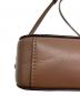 中古・古着 COACH (コーチ) シグネチャーショルダーバッグ ブラウン：7000円