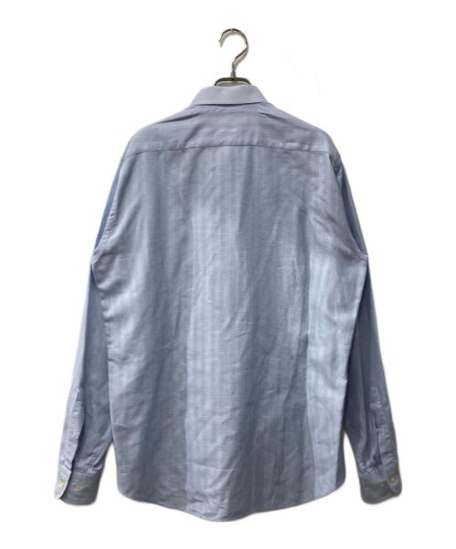 ETRO（エトロ）ETRO (エトロ) ストライプシャツ ブルー サイズ:40の古着・服飾アイテム