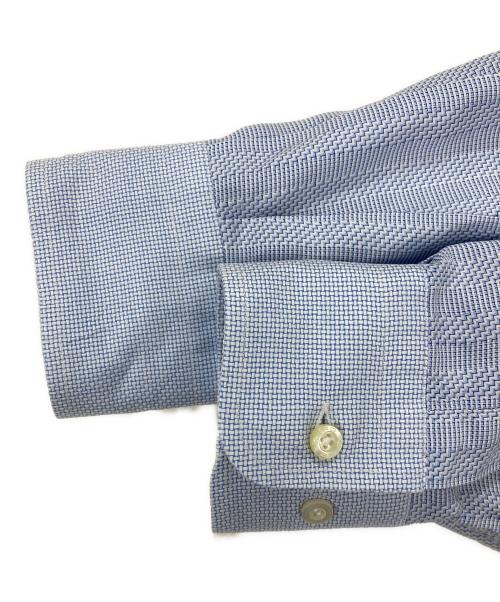 ETRO（エトロ）ETRO (エトロ) ストライプシャツ ブルー サイズ:40の古着・服飾アイテム