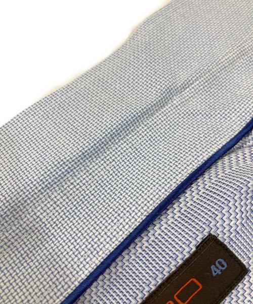ETRO（エトロ）ETRO (エトロ) ストライプシャツ ブルー サイズ:40の古着・服飾アイテム
