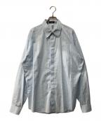 GIANNI VERSACEジャンニ・ヴェルサーチ）の古着「80s-90s/長袖シャツ」｜ブルー