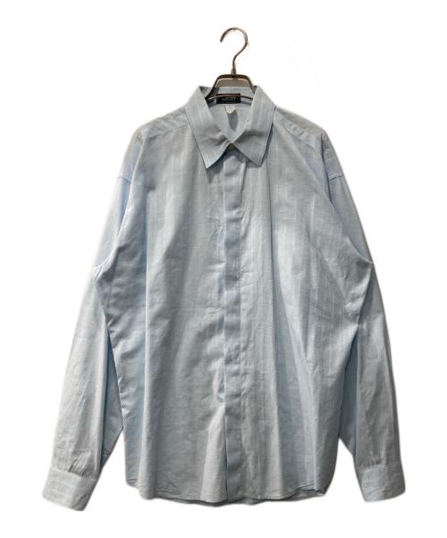 GIANNI VERSACE（ジャンニ・ヴェルサーチ）GIANNI VERSACE (ジャンニ・ヴェルサーチ) 80s-90s/長袖シャツ ブルー サイズ:52の古着・服飾アイテム