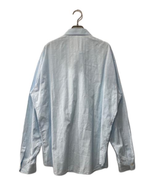 GIANNI VERSACE（ジャンニ・ヴェルサーチ）GIANNI VERSACE (ジャンニ・ヴェルサーチ) 80s-90s/長袖シャツ ブルー サイズ:52の古着・服飾アイテム