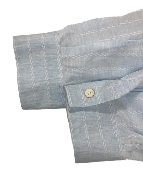 GIANNI VERSACE（ジャンニ・ヴェルサーチ）GIANNI VERSACE (ジャンニ・ヴェルサーチ) 80s-90s/長袖シャツ ブルー サイズ:52の古着・服飾アイテム