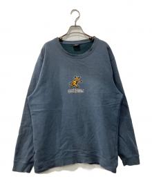 stussy（ステューシー）の古着「90s-00s/ベアプリントスウェット」｜ネイビー