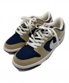 NIKEナイキ）の古着「DUNK LOW PRO」｜ベージュ×ネイビー