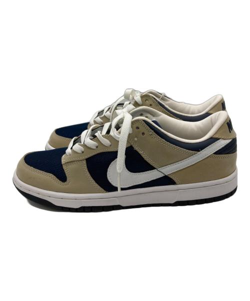 NIKE（ナイキ）NIKE (ナイキ) DUNK LOW PRO ベージュ×ネイビー サイズ:28の古着・服飾アイテム