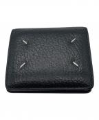 Maison Margielaメゾンマルジェラ）の古着「4ステッチ バイフォールドウォレット/2つ折り財布」｜ブラック