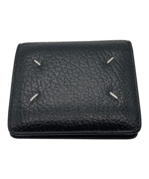 Maison Margiela（メゾンマルジェラ）Maison Margiela (メゾンマルジェラ) 4ステッチ バイフォールドウォレット/2つ折り財布 ブラックの古着・服飾アイテム