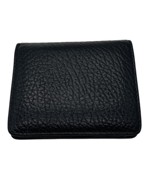 Maison Margiela（メゾンマルジェラ）Maison Margiela (メゾンマルジェラ) 4ステッチ バイフォールドウォレット/2つ折り財布 ブラックの古着・服飾アイテム