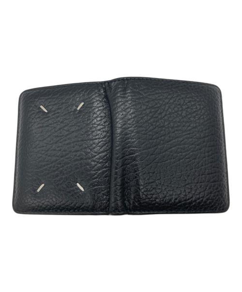 Maison Margiela（メゾンマルジェラ）Maison Margiela (メゾンマルジェラ) 4ステッチ バイフォールドウォレット/2つ折り財布 ブラックの古着・服飾アイテム