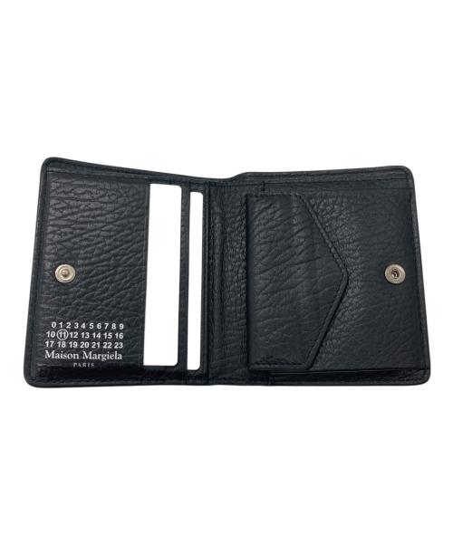 Maison Margiela（メゾンマルジェラ）Maison Margiela (メゾンマルジェラ) 4ステッチ バイフォールドウォレット/2つ折り財布 ブラックの古着・服飾アイテム