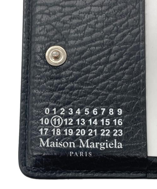 Maison Margiela（メゾンマルジェラ）Maison Margiela (メゾンマルジェラ) 4ステッチ バイフォールドウォレット/2つ折り財布 ブラックの古着・服飾アイテム