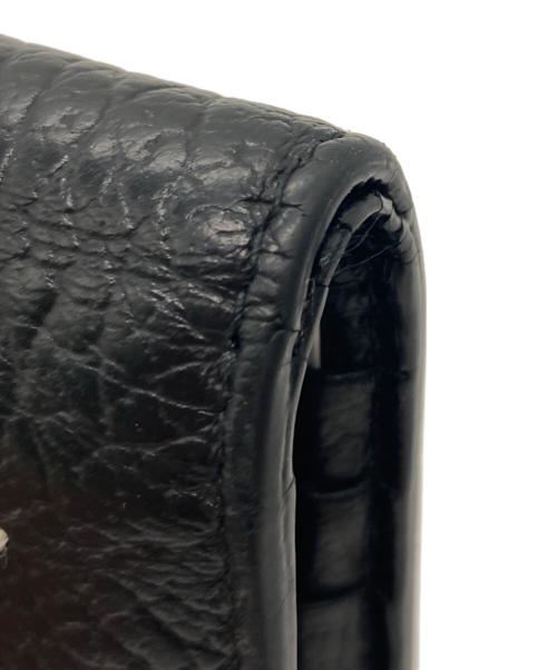 Maison Margiela（メゾンマルジェラ）Maison Margiela (メゾンマルジェラ) 4ステッチ バイフォールドウォレット/2つ折り財布 ブラックの古着・服飾アイテム