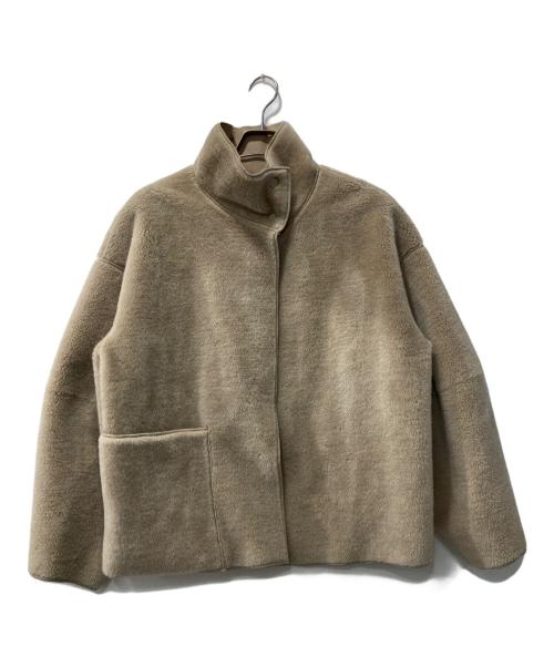 TODAYFUL（トゥデイフル）TODAYFUL (トゥデイフル) Standcollar Boa Jacket/ジャケット ベージュ サイズ:36の古着・服飾アイテム