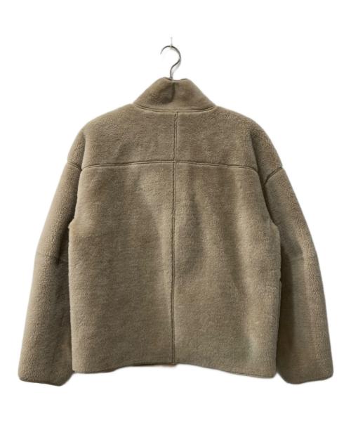 TODAYFUL（トゥデイフル）TODAYFUL (トゥデイフル) Standcollar Boa Jacket/ジャケット ベージュ サイズ:36の古着・服飾アイテム