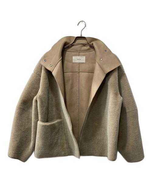TODAYFUL（トゥデイフル）TODAYFUL (トゥデイフル) Standcollar Boa Jacket/ジャケット ベージュ サイズ:36の古着・服飾アイテム