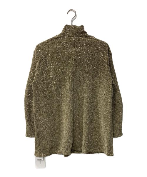 Ameri（アメリ）Ameri (アメリ) スパンコールハイネックニット ゴールド サイズ:Fの古着・服飾アイテム