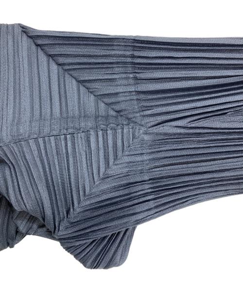 PLEATS PLEASE（プリーツプリーズ）PLEATS PLEASE (プリーツプリーズ) カーディガン/パンチングプリーツトップス グレー サイズ:３の古着・服飾アイテム